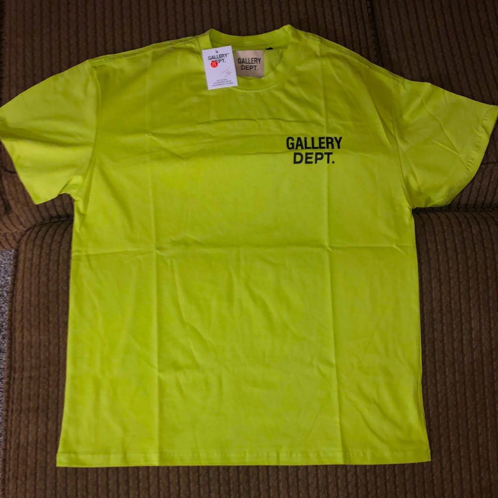 Gallery Dept. Souvenir T-Shirt (Lime Green)